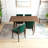 Bouziane 4 - Person Solid Wood Solid Wood Top Four Leg Dining Set