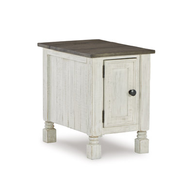 Darlicia End Table and Built-In Outlets