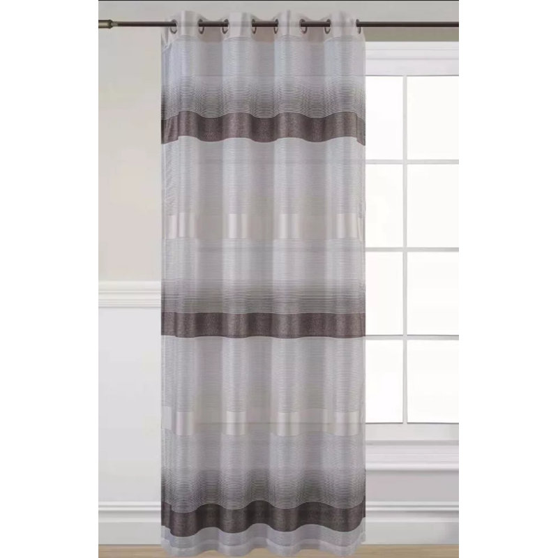 Moscow Voile Panel 55, Brown, 55cm Width x 54cm Drop