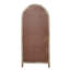 Armoire contemporaine en bois de manguier massif naturel brun