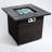 Rectangle Steel Propane Smokeless Fire Pit Table with Hidden Fuel Tank