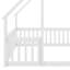 Lit bas en bois pleine grandeur conçu pour la maison avec enceinte-1745842011
