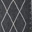 Tapis marocain d'extérieur gris, blanc, polypropylène, géométrique et teinté, 8 x 10, blanc