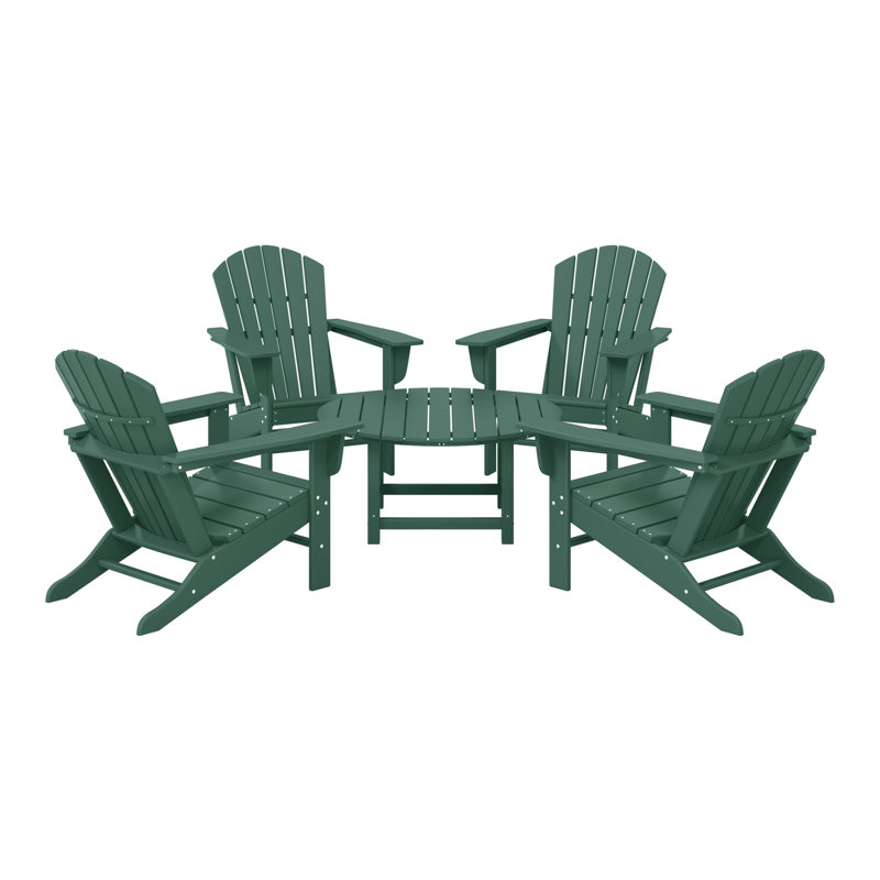 Ensemble de conversation 5 pièces Altura, Vert foncé