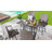 4 - Person Wicker Patio Dining Set with Square Table