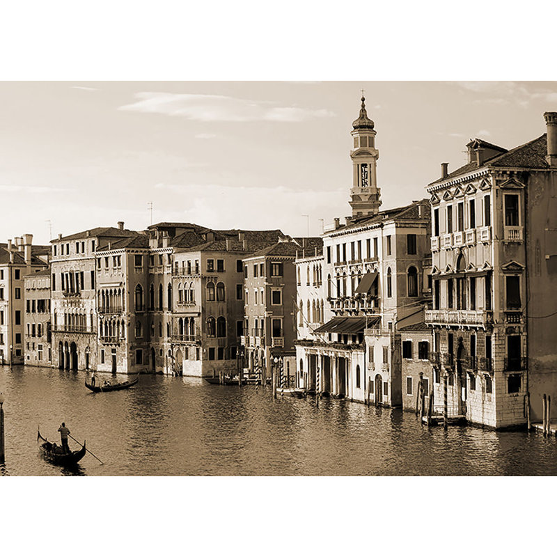 «Dimanche Venice IX» par Jordan Thurston, impression sur toile tendue, H 30 po x l 42 po x P 1,5 po, Couche de verre