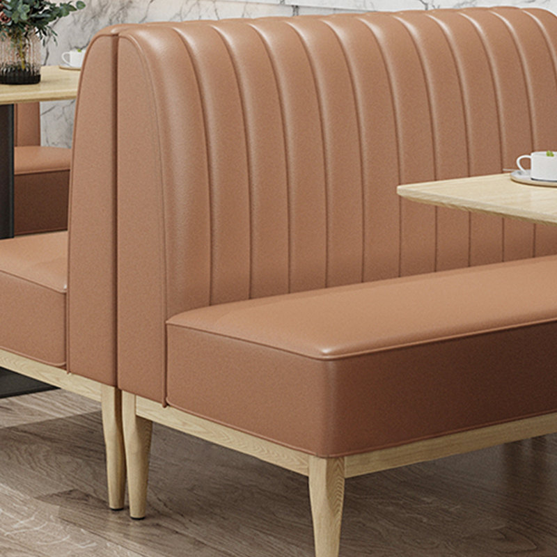 Bancs de restaurant Nordic Modern Cafe, Brun