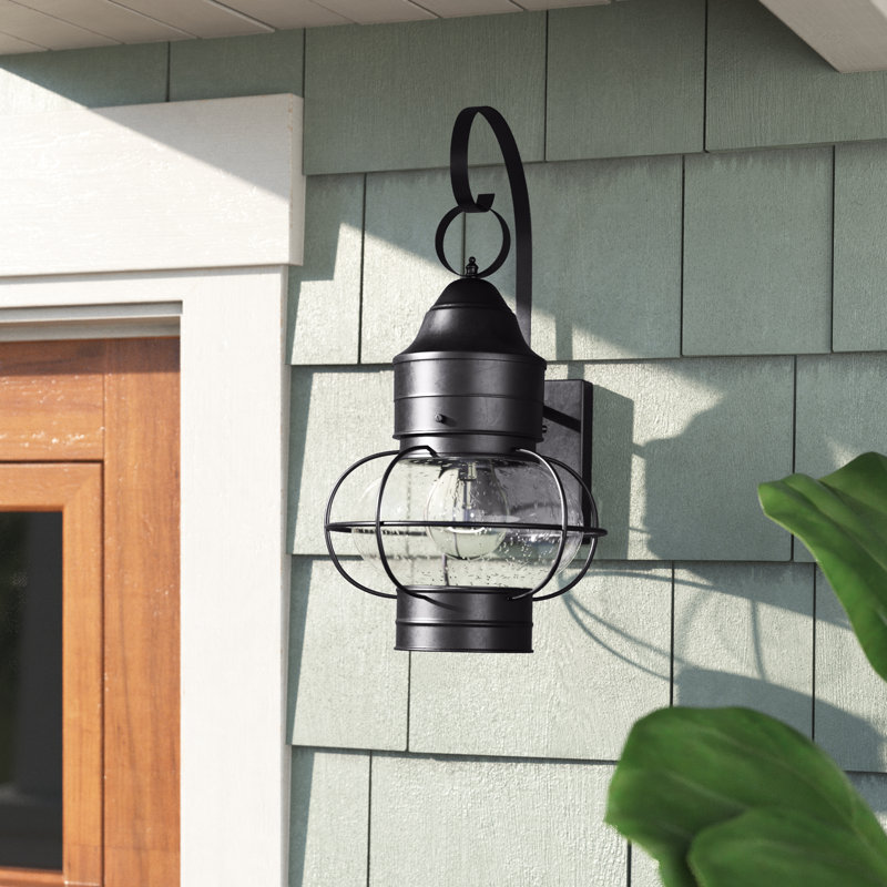  Applique murale en métal Ciofi, H 17,51 po x l 9 po x P 10,72 po, Matte Black