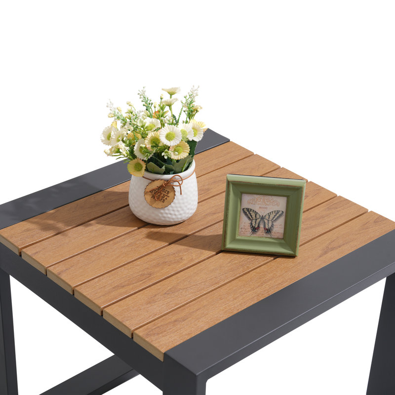 Table de bout Woodbine, Brun, Noir