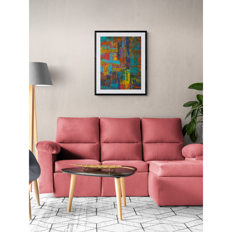 Abstract Composition 737 Print by Angel Estevez, 21.25" H x 17.25" W