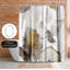 Rideau de douche abstrait amplifié par PI Creative Art-114763121