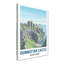 Dunnottar Castle, Scotland - Romantic Cliffside Travel Poster. Giclee Print On Wrapped Canvas. Wall Art, Home Decor - Castles & Palaces, Scotland - Wrapped Canvas Print-245630539