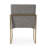 Krassen Fabric Metal Armchair Dining Chair