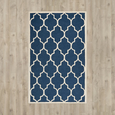 Cannen Hand Tufted Wool Geometric Rug