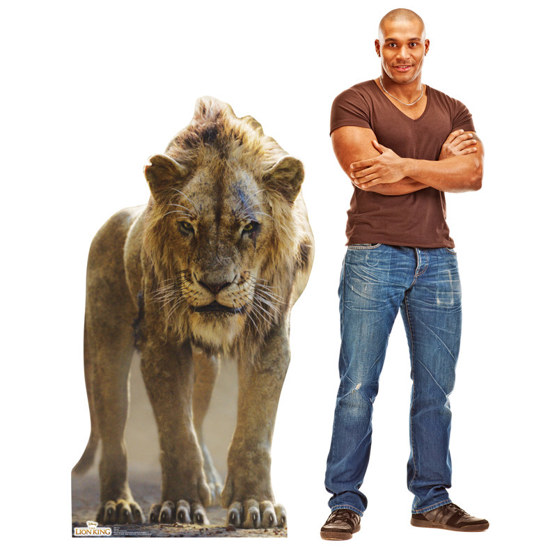 58'' Disney Lion King Scar Cardboard Standee