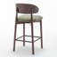 Tabouret de comptoir en bois massif-1970134109