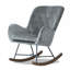 Chaise berçante moderne Mid-Century pour salon, bureau
