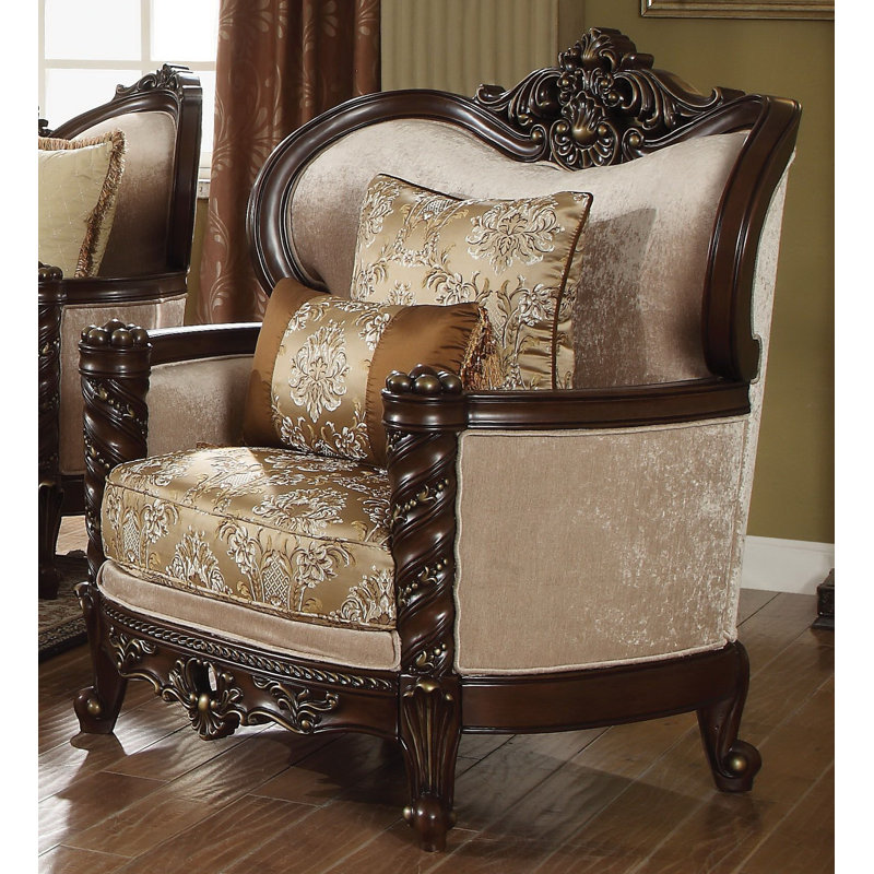 Ferriday Upholstered Wingback Chair