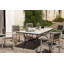 Amy-Jo Rectangular Metal Outdoor Dining Table , 203cm cm W 102cm cm D