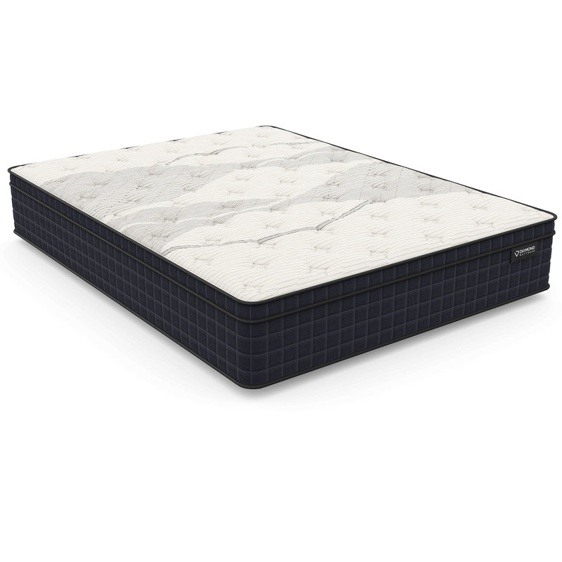 Refroidissement en cuivre Nina, soutien, bonne isolation de mouvement hybride avec luxueux plateau Euro 12,5 po, Lit simple
