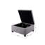Banc de rangement rembourré en polyester Chingiz-138361971