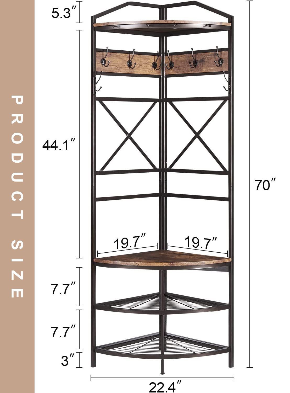 Hall Tree with Bench and Shoe Storage PSWY