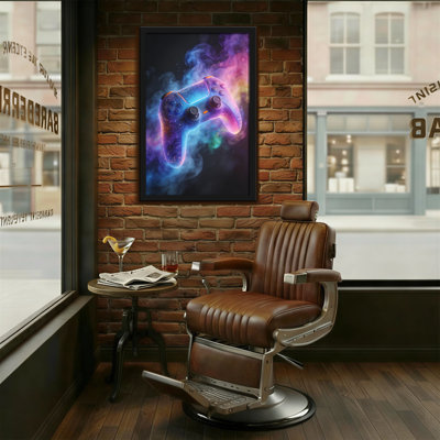 Fashion Glowing Controller Cosmic Smoke Artwork