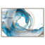«Ocean Vortex II», impression sur toile encadrée bleue et dorée par Art Remedy, cadre noir, 45 x 30-297546873-297298913