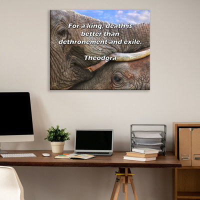 Astoria Grand Gallery Wrapped Canvas By Spiro T. Agnew: "Freedom of speech is useless without freedom