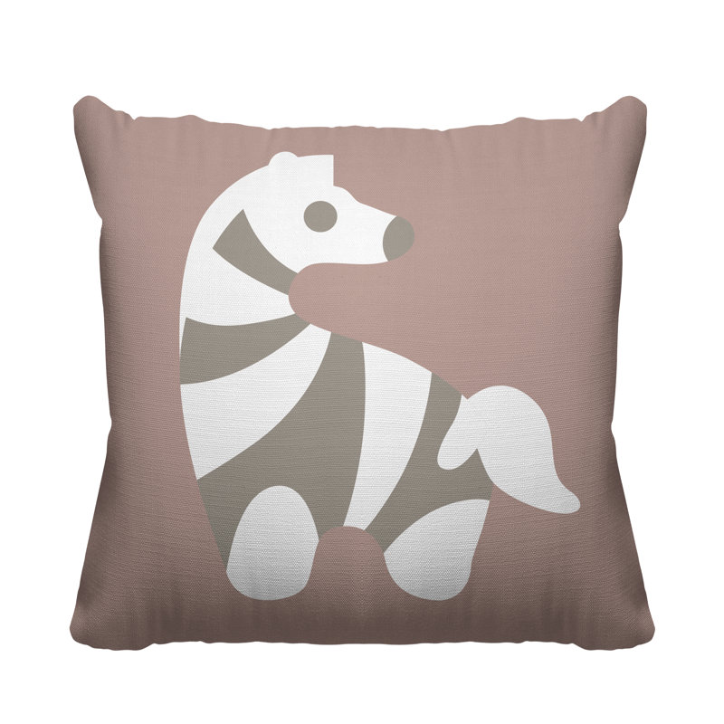 Coussin décoratif Simbi, L 19 po x H 19 po, Ombre