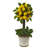 18'' Faux Topiary in Ceramic Planter
