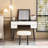 High-quality Makeup Vanity set, Includes makeup stool,Very easy to assemble,Hidden mirror, can be used as a desk-48985848