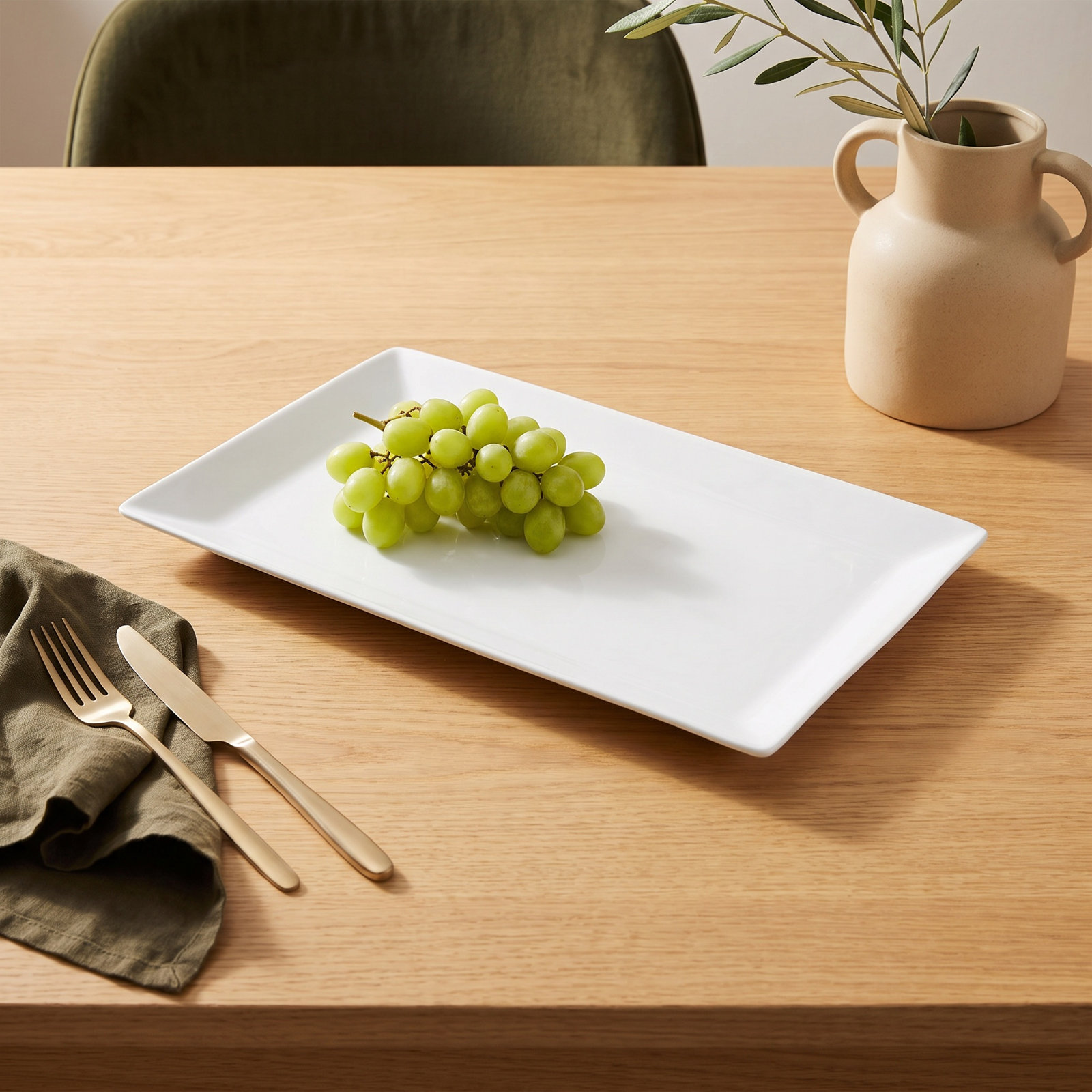 Behm Rectangle Ceramic Platter