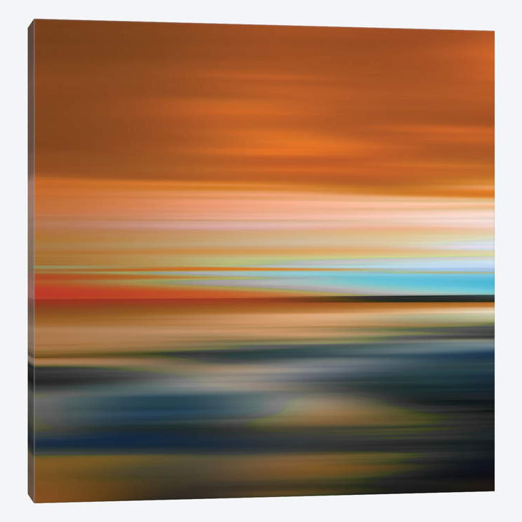 «Blured Landscape I», impression sur toile, H 12 po x l 12 po x P 0,75 po, Toile tendue