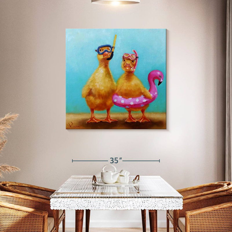 Brampt Pool Party, 39" H x 39" W