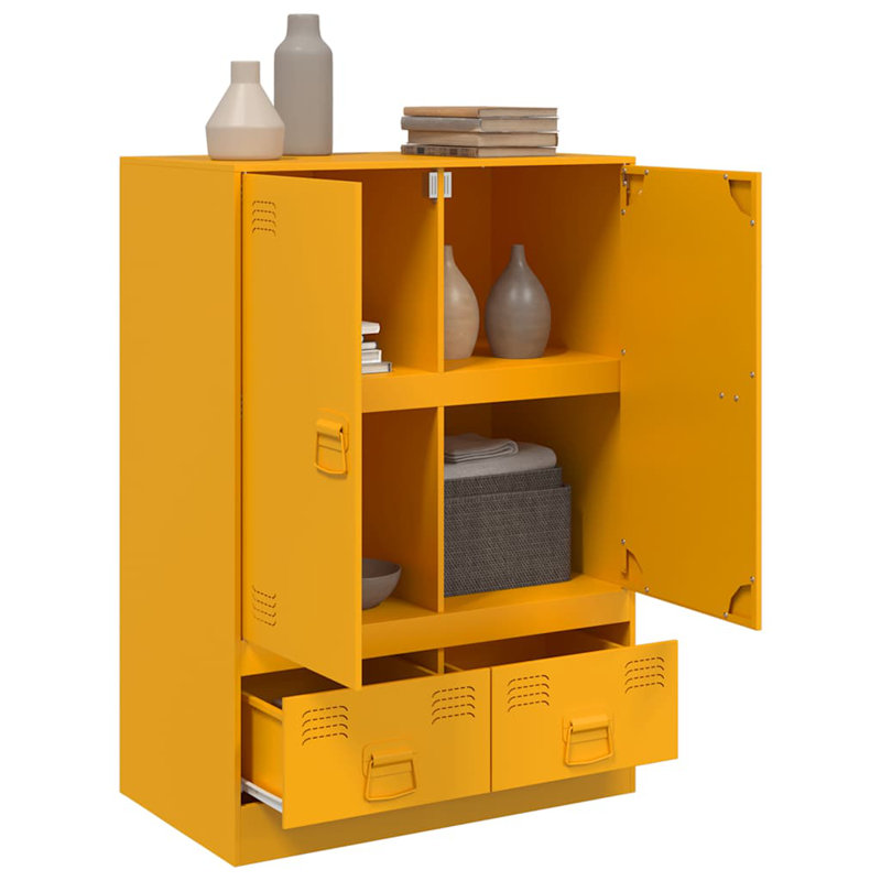 Ademola Storage Cabinet, Mustard