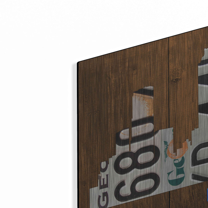«Atlanta Skyline» par Design Turnpike, H 12 po x l 24 po