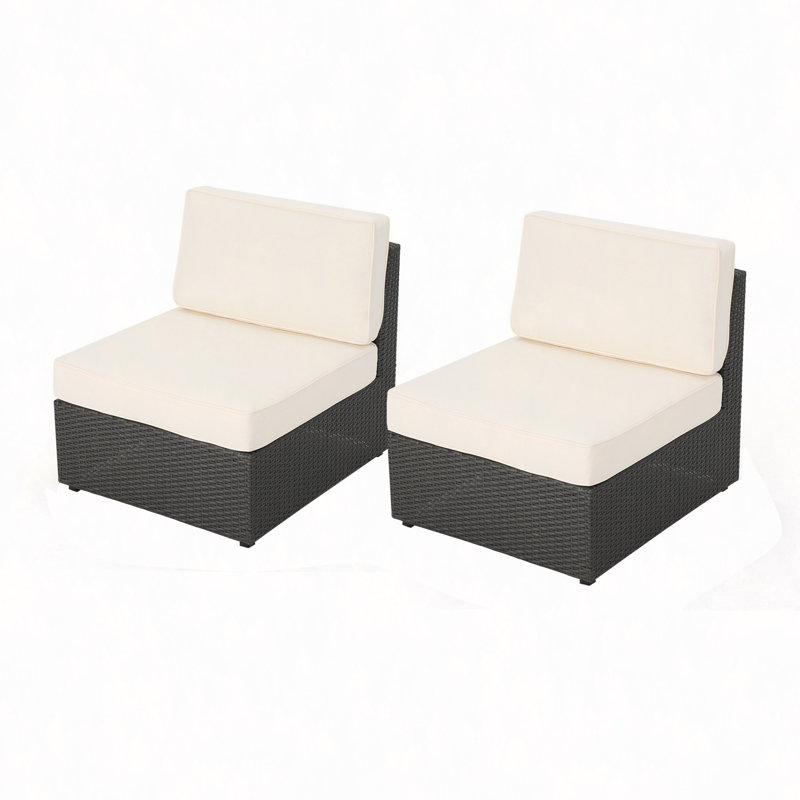 Fauteuil Cruz, White Cushion/Gray Frame