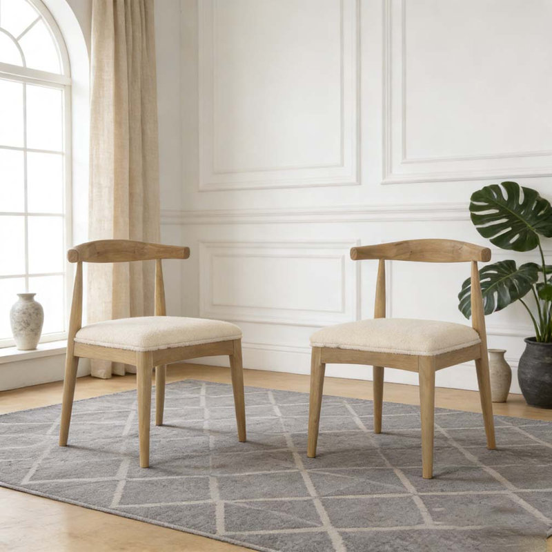 DINING CHAIR SET, Ivory