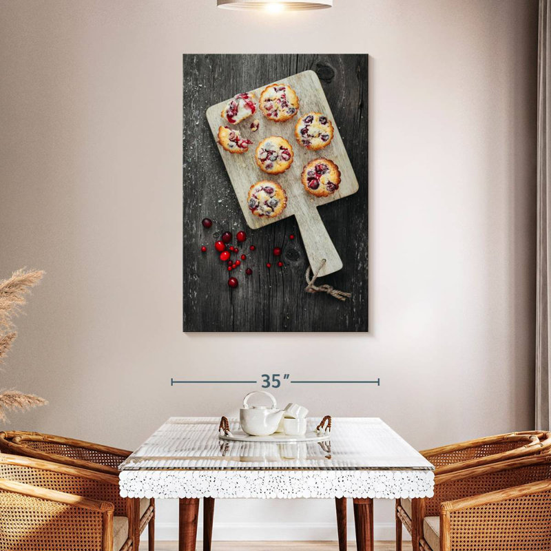 Yarlin Cranberry Muffin Dessert, 48" H x 32" W