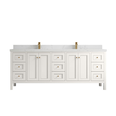 84 po Nashville X P 22 po De salle de bain double en albâtre