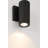Plaza 60 Wall Sconce, 10W, Black Finish