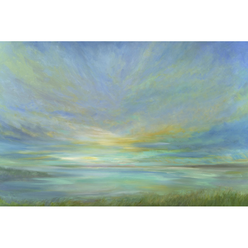 View From The Beach by Sheila Finch - Wrapped Canvas Print, 61cm H x 91cm W x 3.8cm D