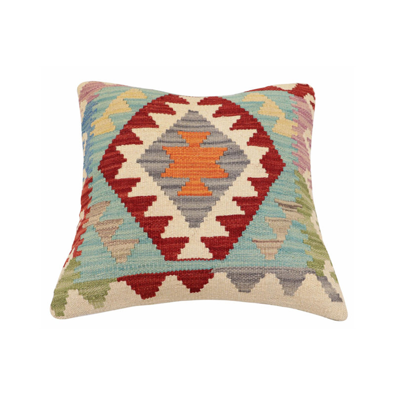 Housse et insert de coussin carré 100% laine