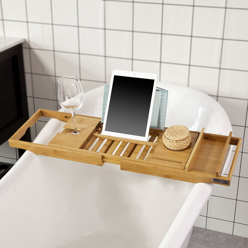 Brookhill Freestanding Bamboo Bath Caddy