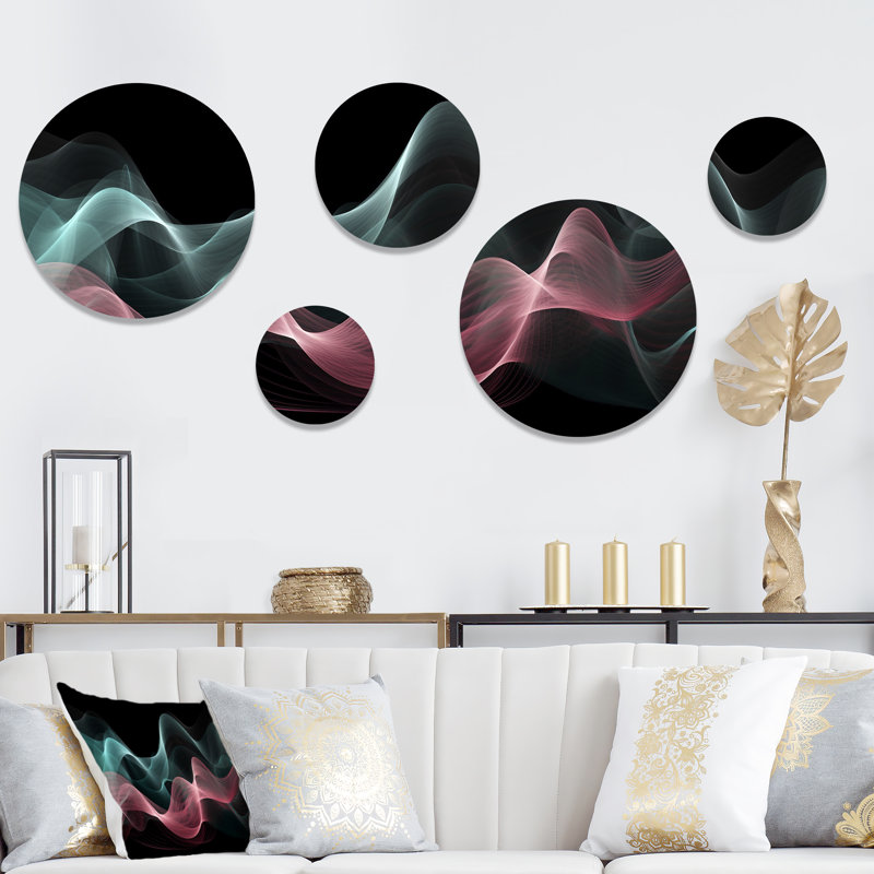 Abstract Wall Decor on Metal