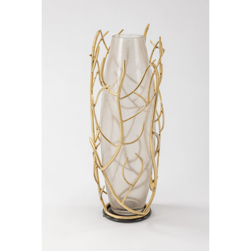 Handmade Metal Floor Vase