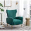 Milana 27" W Velvet Wingback Chair-379842550
