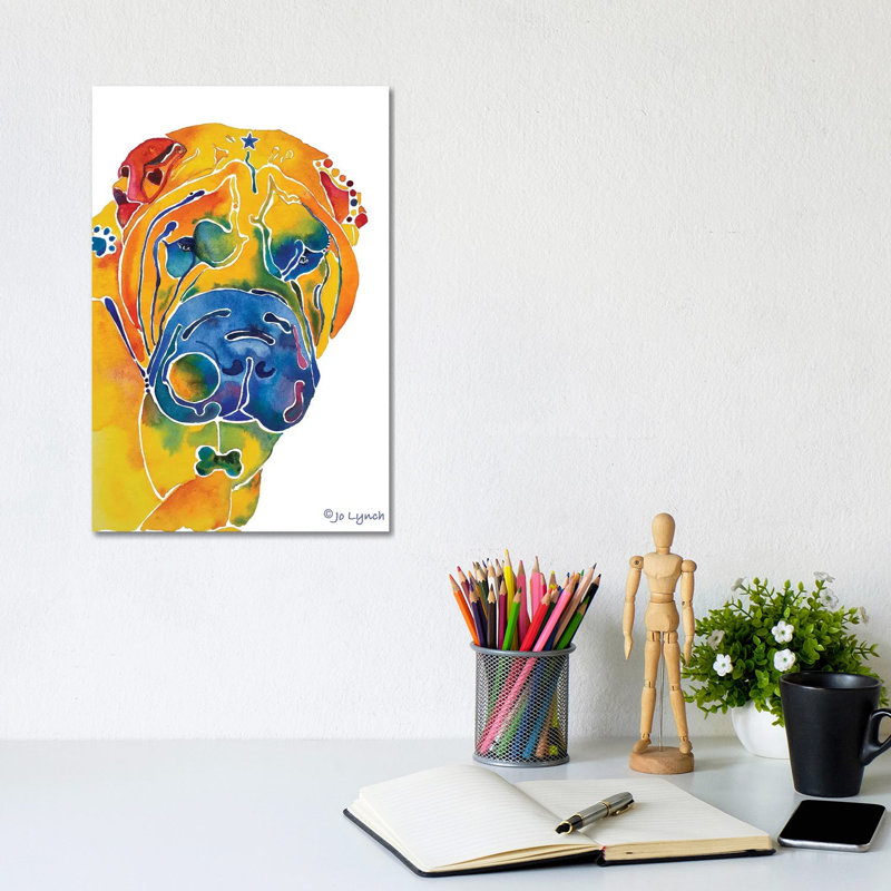 SharPei Dog Breed 1 Piece Wrapped Canvas Wall Art, 30.48cm H x 20.32cm W