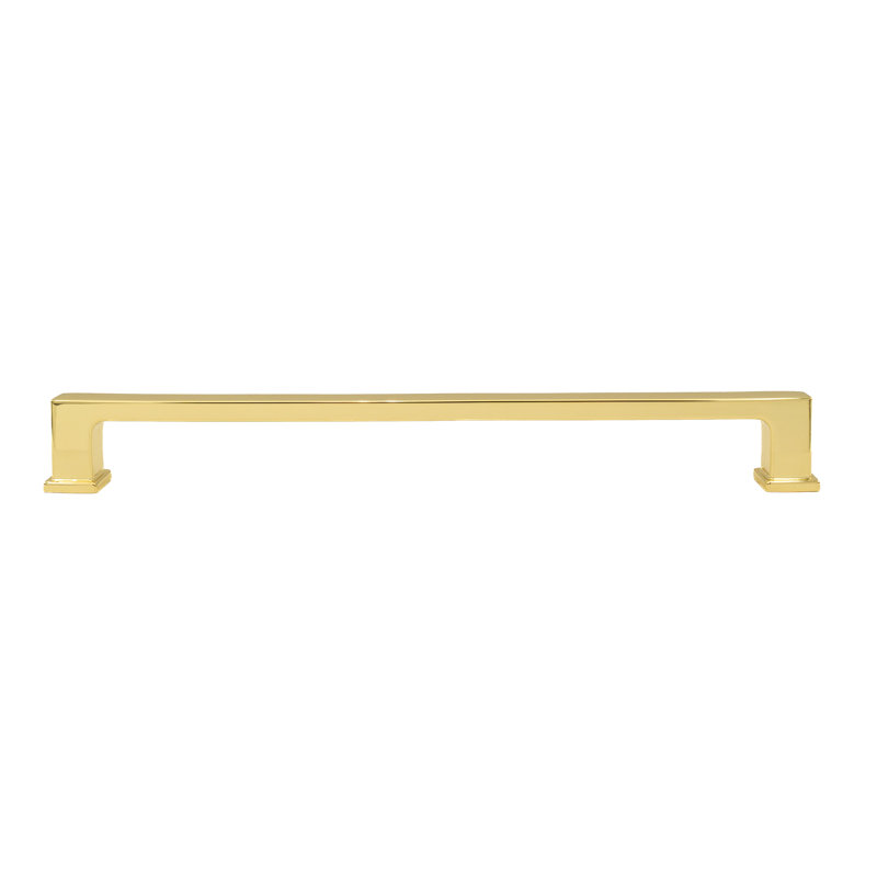  Poignée barre 8 po Chelsey, Or poli, 8"